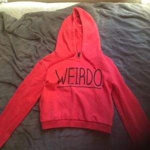 Weirdo crop top sweatshirt